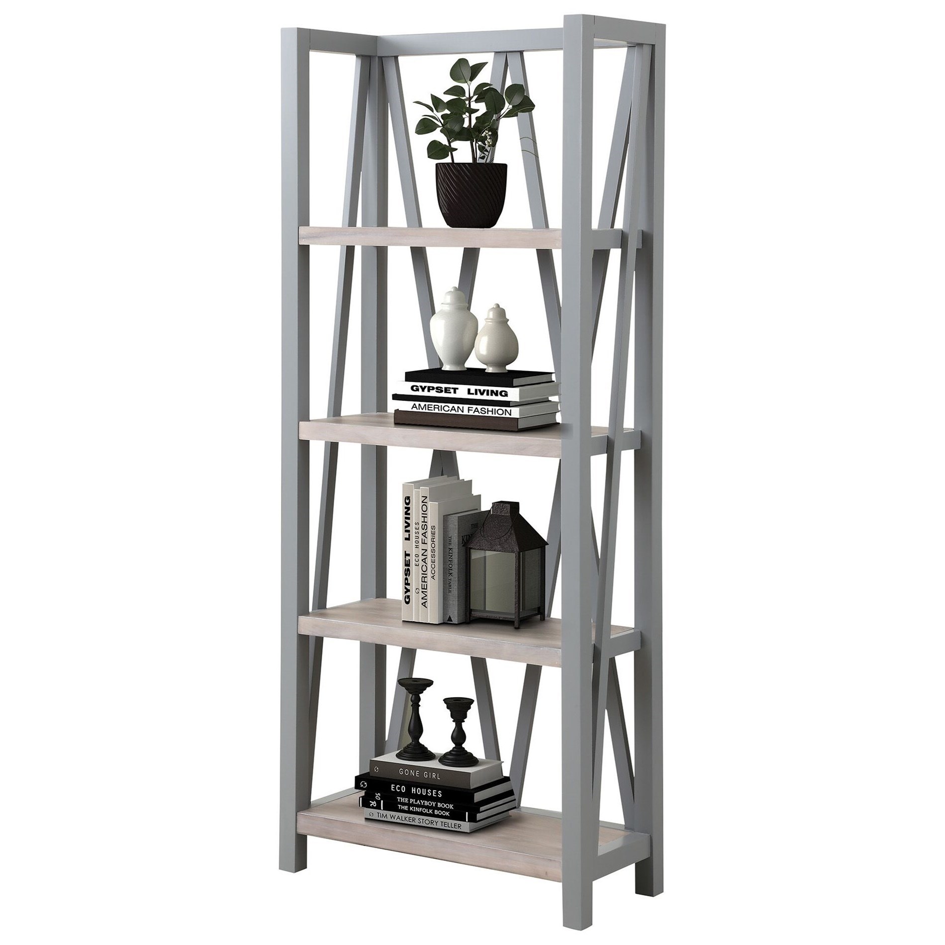 Parker House Americana Modern 4Tier Etagere Bookcase Johnny Janosik